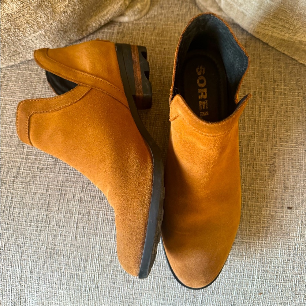 Sorel ankle boots women’s size 9 rusty brown